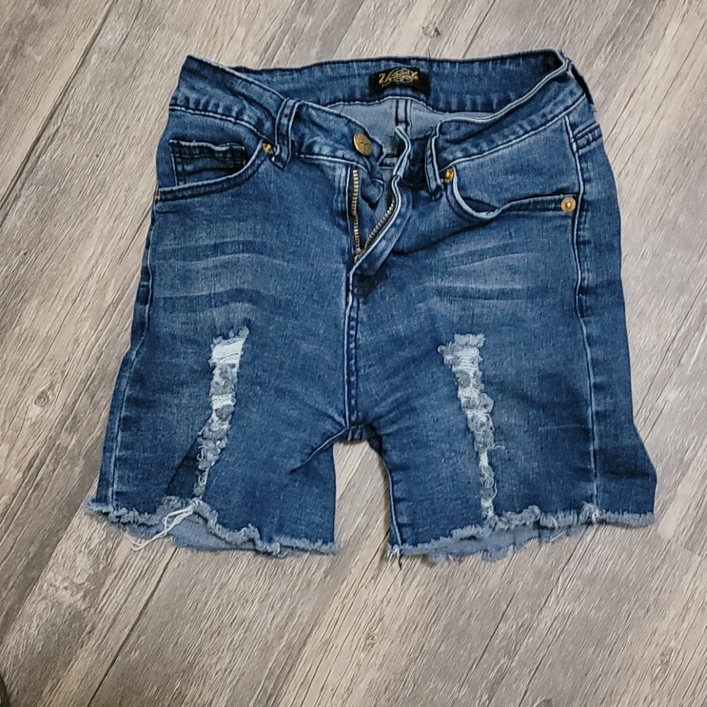 Blue jeans shorts